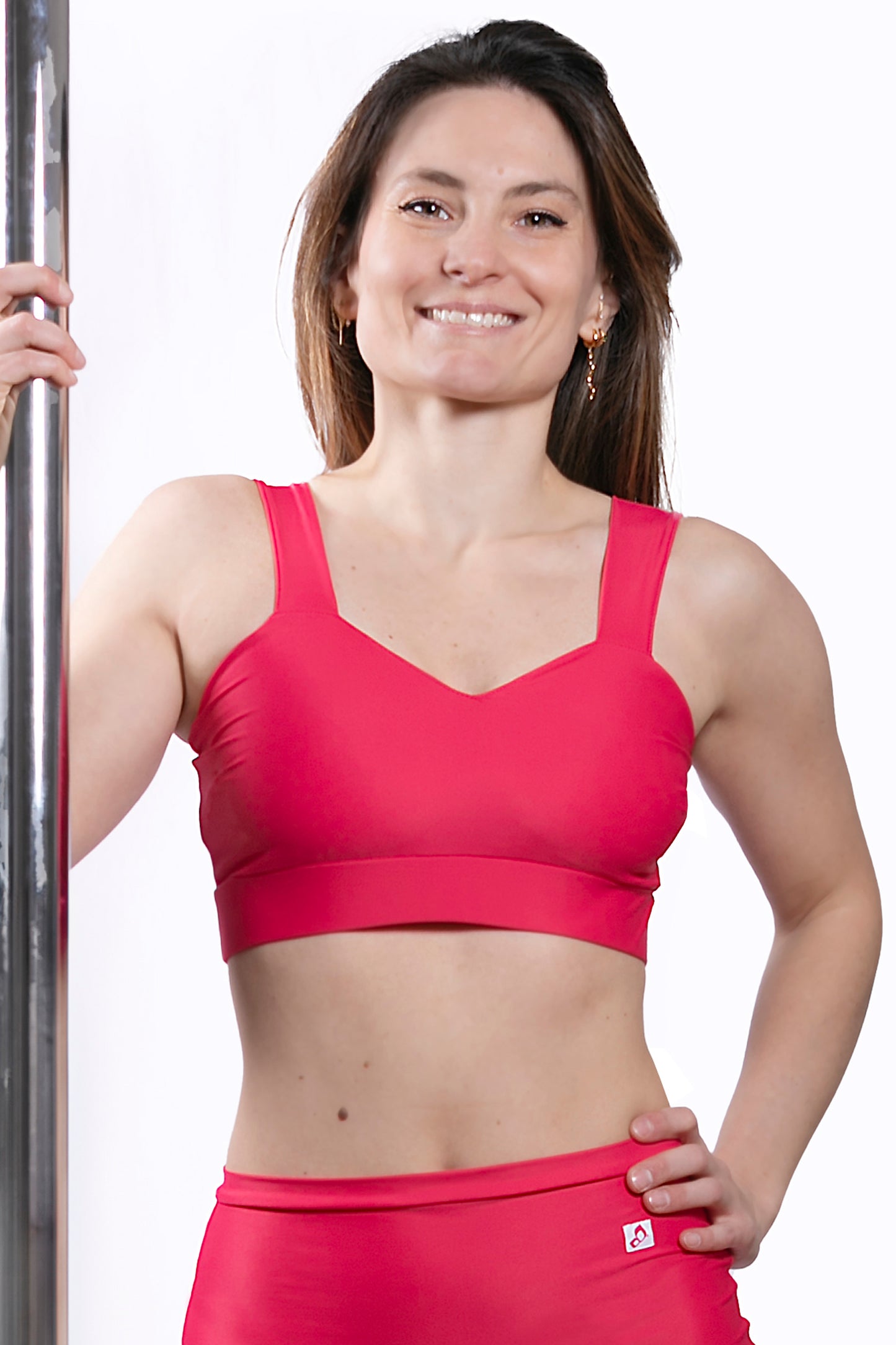 Brassière de Pole Dance Ballerina Rose