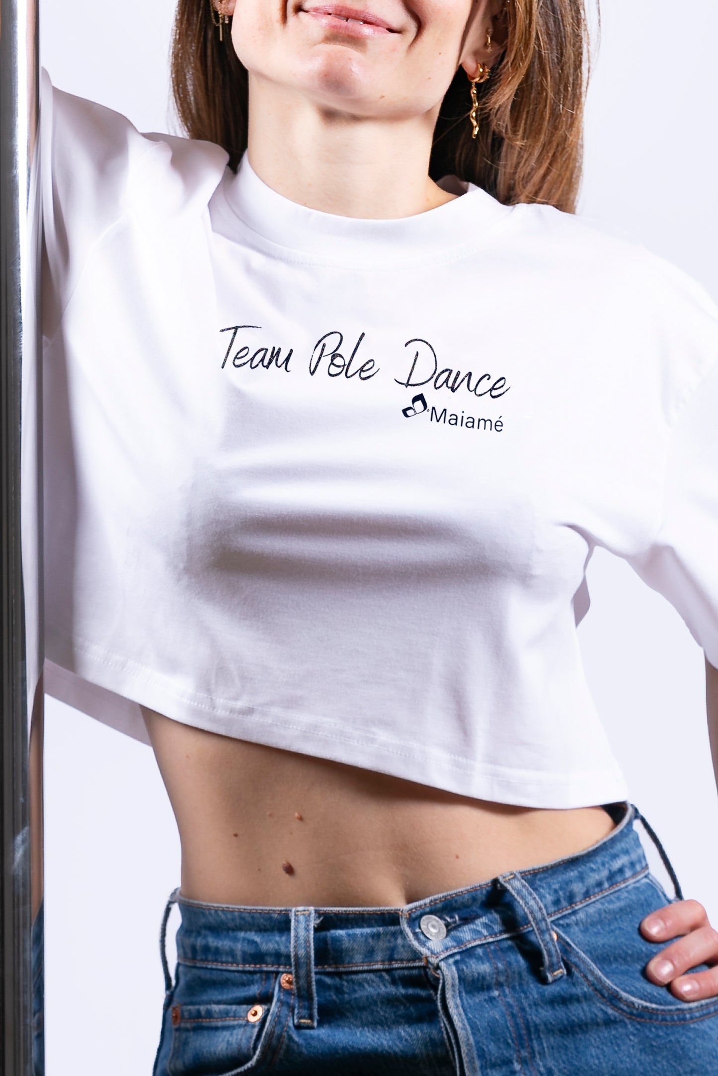 Team Pole Dance crop top