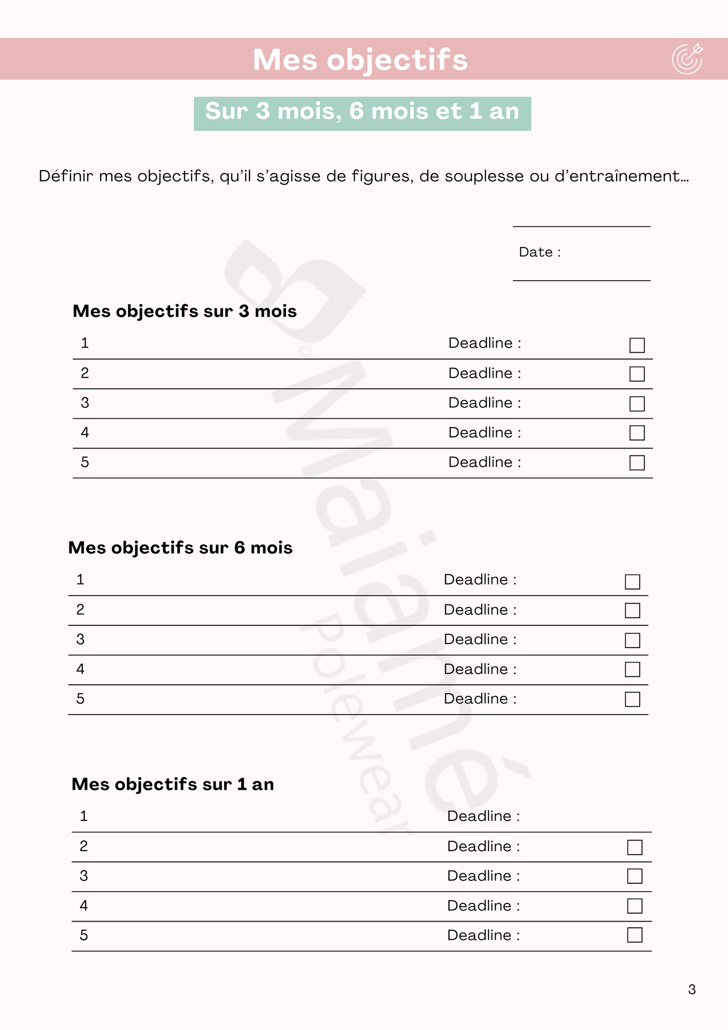 Ebook : Mon Cahier de Pole - Le workbook ultime pour progresser et célébrer en Pole Dance.